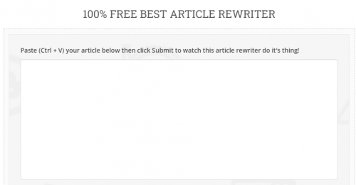 The best article reworder